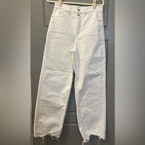 Express White Flare & Wide Leg Jeans